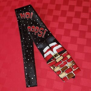 Noel Holiday Collection Ho! Ho! Ho! SANTA Festive Neck Tie